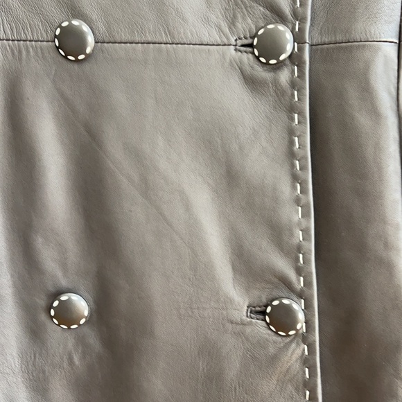 Dana Buchman leather jacket size 4 - Picture 10 of 15